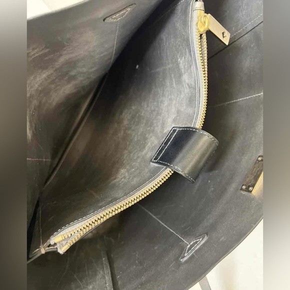 Kate Spade Black Leather Large Arbour Hill Elodie Shopping Tote - Picture 7 of 12